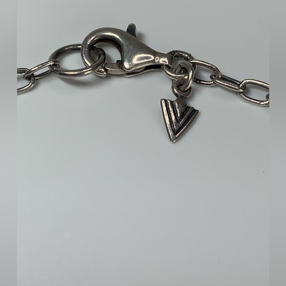 Silpada RARE Oxidized Sterling 3-Tiered Necklace w/Black Chalcedony Accents 22” - Picture 12 of 14